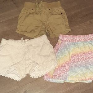 Bundle shorts and skirt for a Girl